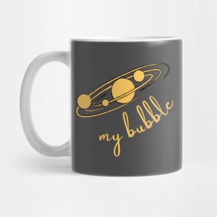 My Gold Cosmic Bubble Mug